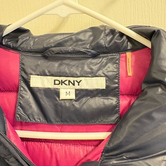 DKNY Women's Dark Blue Puffer Coat - Picture 7 of 9